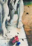 Louis van Heerden, Passage through a French Garden, pastel on paper