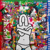Richard Scott, Studio 6B, Studio Series, impasto, acrylic and studio objects on canvas