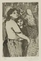 Eleanor Esmonde-White, Mother and Child, lithograph on paper
