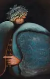 Karin Jaroszynska, Portrait of Pan, 1975, oil on canvas
