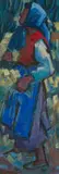 Hennie Niemann Snr, Harvester with Headscarf