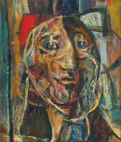 Marthinus la Grange, Head, oil on board