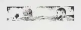 Christiaan Diedericks, Blood: Slitting the Throat of the Horizon, 2010, etching on paper