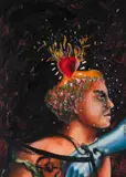 Untitled (Woman in Profile with Sacred Heart), Strauss & Co 2025