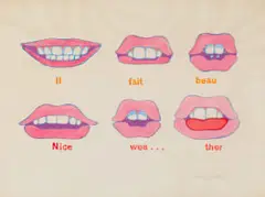 Helmut Starcke, II Fait Beau/Nice wea... ther, 1967, watercolour on paper