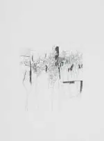 Fragments III by Andrew Verster, 1979, etching on paper, sold Sep 2025
