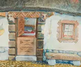 Hardy Botha, House Exterior, 1977, watercolour on card