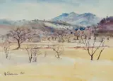 Ulrich Schwanecke, Landscape with Trees