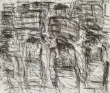David Koloane, Shopping Across the Border, 2008, etching on paper