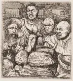 Johan Stegmann, 1866 Reconciliation Day (Ncome/Bloedrivier), etching on paper