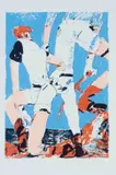 Michael Taylor, The Moguls, 2016, colour screenprint on paper