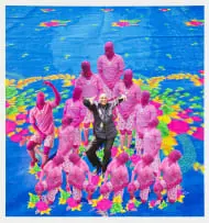 Lawrence Lemaoana, Hierarchy of Mockery: A Man Amongst Men, 2008, digital print on 100% cotton rag paper