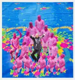 Lawrence Lemaoana, Hierarchy of Mockery: A Man Amongst Men, 2008, digital print on 100% cotton rag paper
