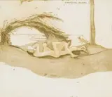 Jessica Gwynne, City Park, Nairobi I, etching on paper