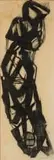 Cecil Skotnes, Abstract Composition, 1958, woodcut on onion skin paper