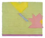 Spiked by Lynda Ballen, paper pulp and pigment, in a Perspex box, offered Oct 2025