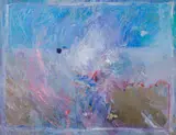 Louis van Heerden, Purple Abstract Composition, 1984, oil on canvas