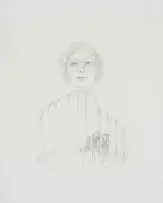 Judith Mason, A Page from an Engen Bestiary - Cage, 1994, pencil on paper