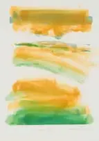 Lukas van Vuuren, Raining on "Rusthof", 1984, mixed media on card
