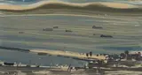 Nico Verboom, Abstract Harbour Scene