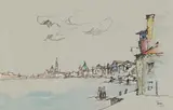 Gregoire Boonzaier, Venice, 1973, watercolour on paper