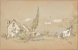 Gregoire Boonzaier, Landscape with Houses