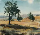 Clément Serneels, Highveld Winter, 1976, oil on canvas