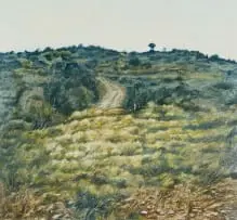 Peter Midlane, Karoo Landscape I, 2002, oil on paper