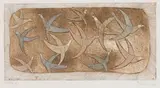 Pieter van der Westhuizen, Flock of Birds, 1987, colour etching on paper