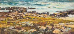Paddy Starling, Bokspruit, Cape St Francis, 1976, oil on board