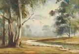 Christopher Tugwell, Transvaal Scene, oil on canvas laid down on board