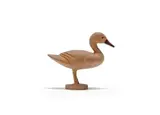Julius Mfethe, Duck, carved wood