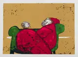 Robert Hodgins, Rome, 2009, five colour lithograph on paper