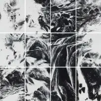 Andrew Verster, Abstract Landscape, twelve, charcoal on paper