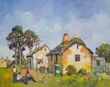 Conrad Theys, Pella - Western Cape, Cottages and Bluegum Trees