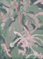 Mia Chaplin, Flowers for the Deceased, oil on canvas