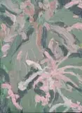 Mia Chaplin, Flowers for the Deceased, oil on canvas