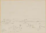 Walter Battiss, Marquard, 1980, pencil on paper