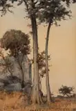 Erich Mayer, Bemba Near Marandellas, S. Rhodesia, 1938, watercolour on paper