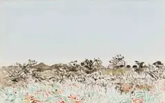 Adolph Jentsch, Sudwest Afrika, 1967, watercolour on paper