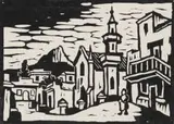 Gregoire Boonzaier, District Six, linocut on paper