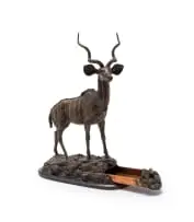 Robert Leggat, Kudu Bull with Hidden Drawer, 2006, bronze with a brown patina