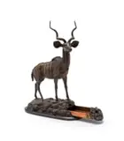 Robert Leggat, Kudu Bull with Hidden Drawer, 2006, bronze with a brown patina