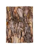 Hendrik Coetzee, Material Study: Bark in Clay, 2025, ceramic and glass on wooden panel