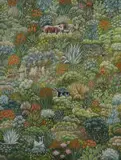 Jana Lützeler, Nature's Veil, 2025, gouache on paper