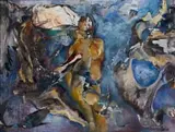 Sue Vermaas, Remains, 2025, mixed media on board