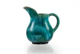 Linn Ware, Jug with exaggerated lip, double-glazed hand-thrown earthenware