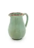 Linn Ware, Jug with flared rim, double-glazed, hand-thrown earthenware