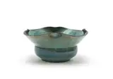 Globe Potteries, Petal-shaped bowl, glazed earthenware