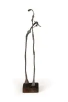 Conrad Hicks, Figure Study from Sketches, forged bronze